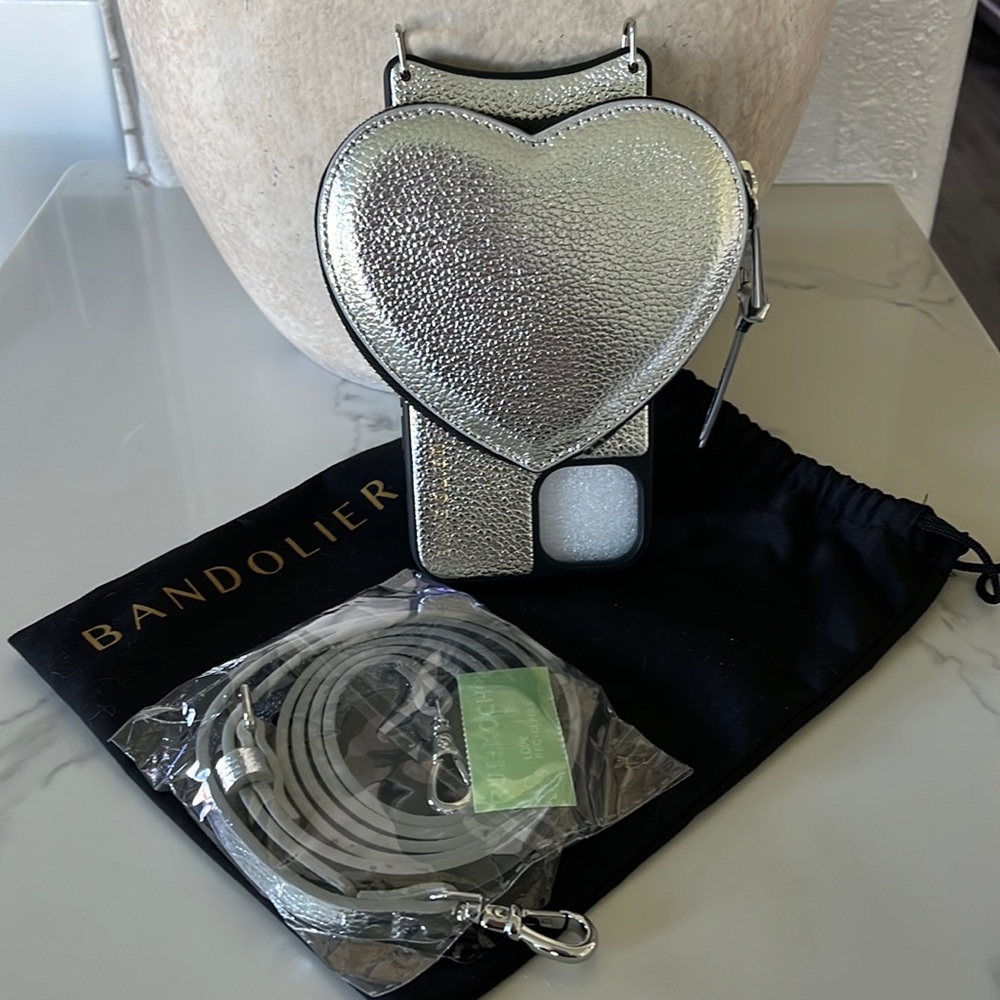 Bandolier Silver Heart Phone Case